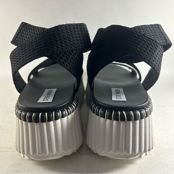 NEW Steve Madden Shelle Women’s Strappy Flatform Sandals Black Size 8.5 M - Picture 4 of 8